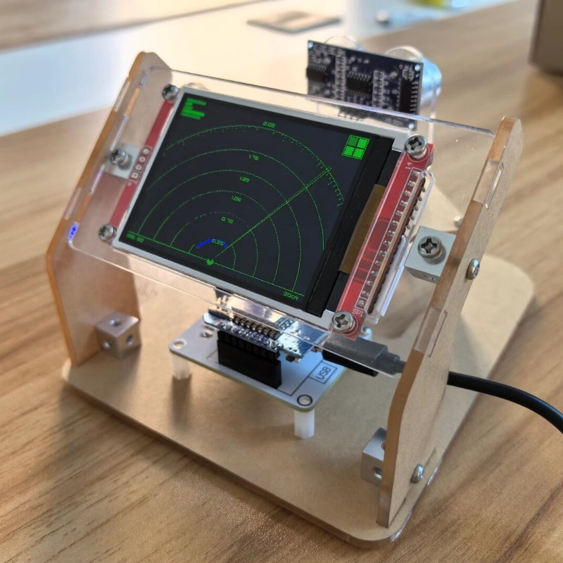 Science Project Toys Making - Ультразвуковой радарный сканирующий модуль для Arduino