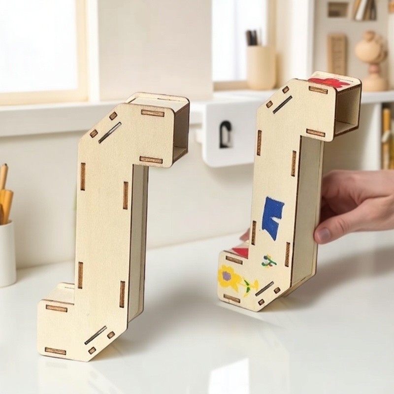 Science Project Toys Making - Набор для самостоятельной сборки деревянного перископа: