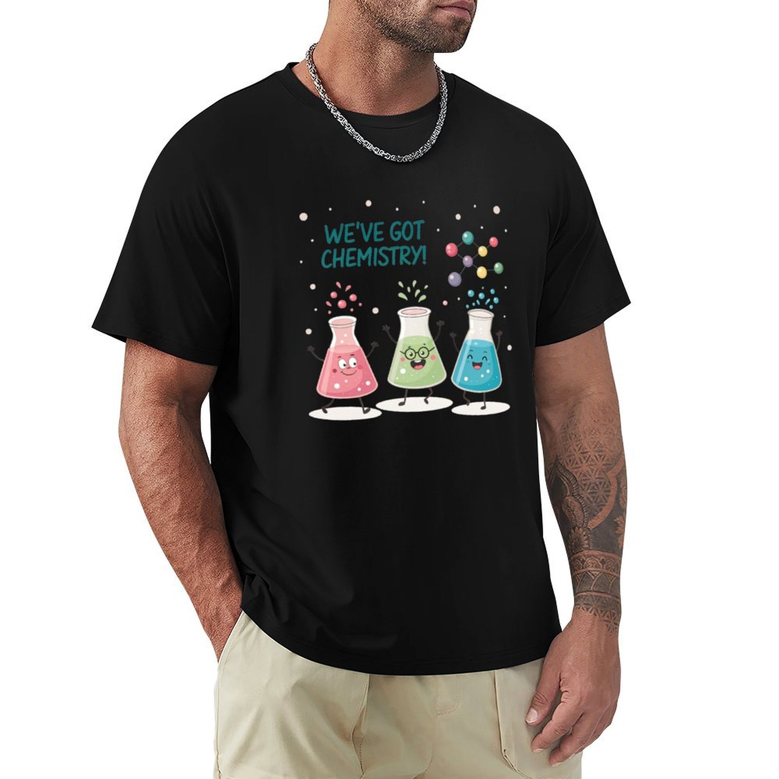 Science Buddy - Футболка Science Beaker Buddies с принтом
