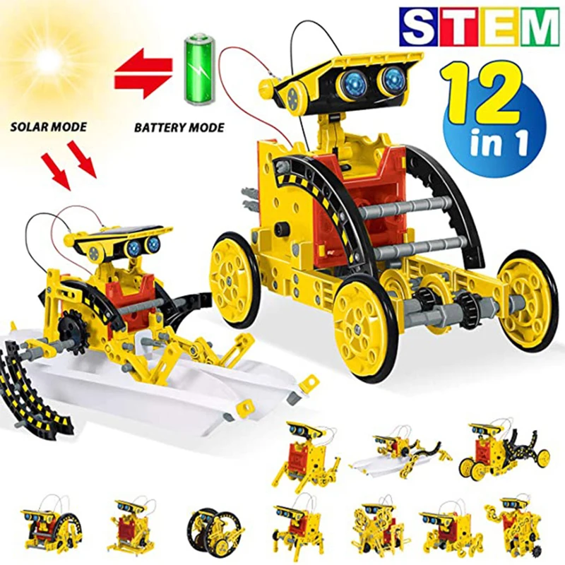 12 в 1, научный эксперимент, с – обзор и цена Science Project Robot