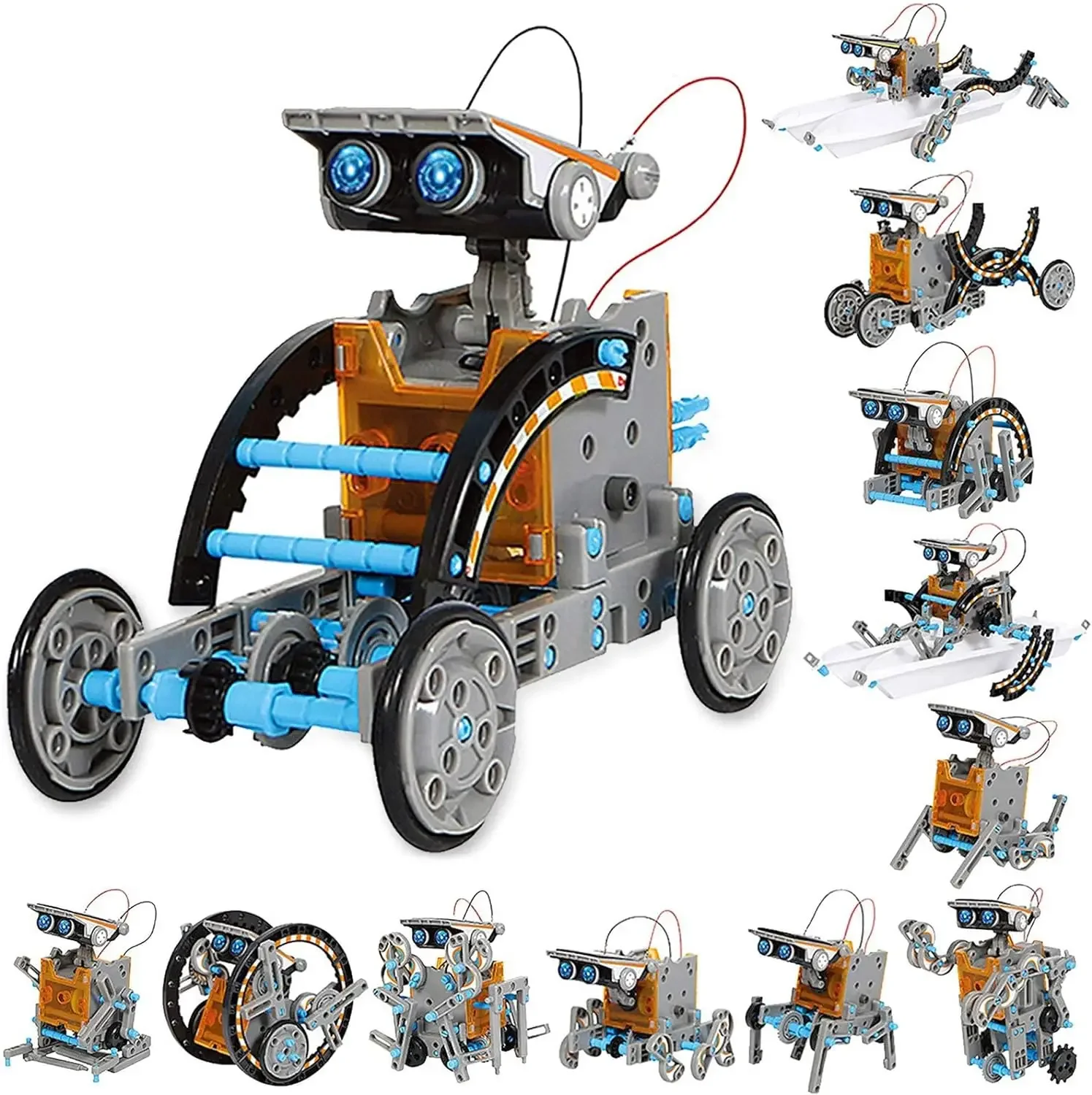 13-в-1 обучающий солнечный роб – обзор и цена Science Project Robot
