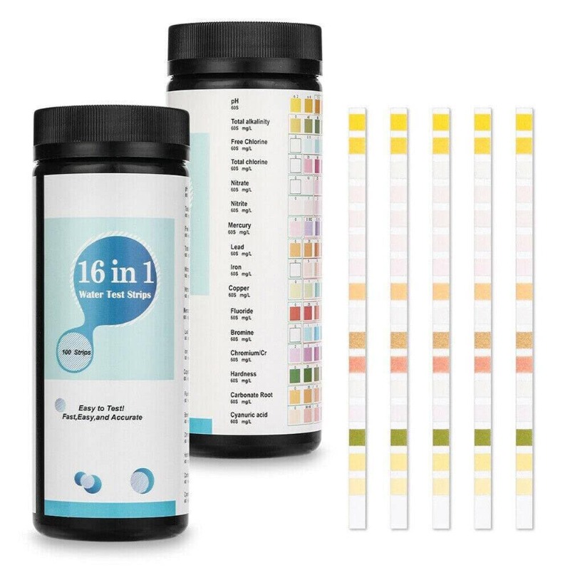 Набор из 16 тест-полосок для п – обзор и цена Water Testing Kit