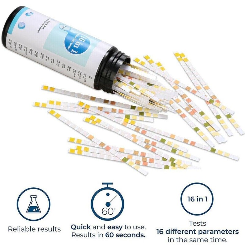 Набор из 16 тест-полосок для п – обзор и цена Water Testing Kit