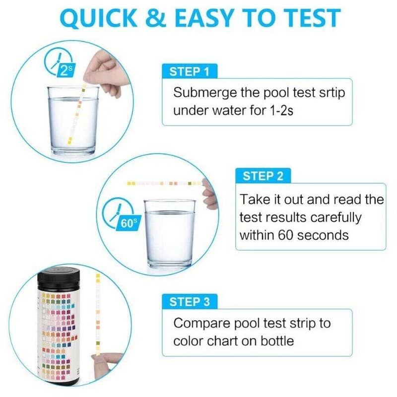 Набор из 16 тест-полосок для п – обзор и цена Water Testing Kit