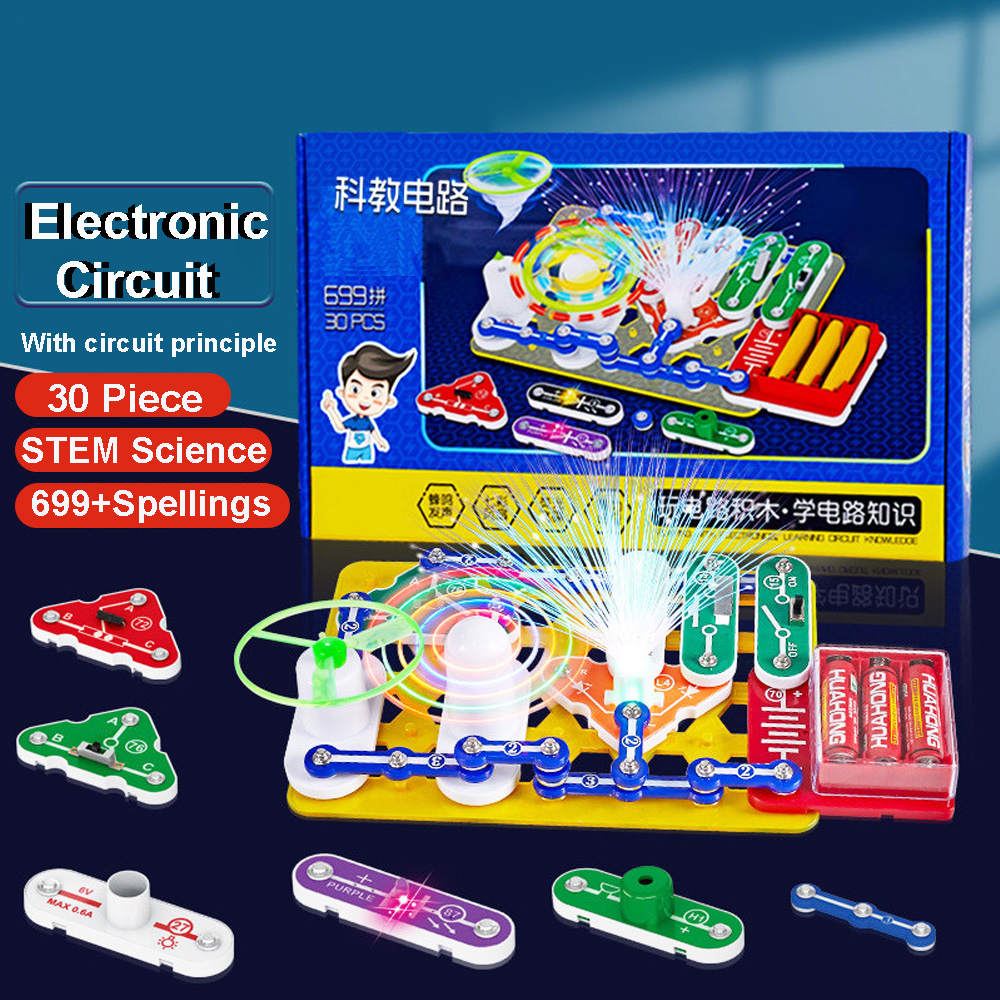 Наборы для научных эксперимент – обзор и цена Circuit Snap Kit