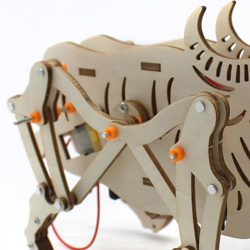 Деревянный механический робот, – обзор и цена Science Project Robot